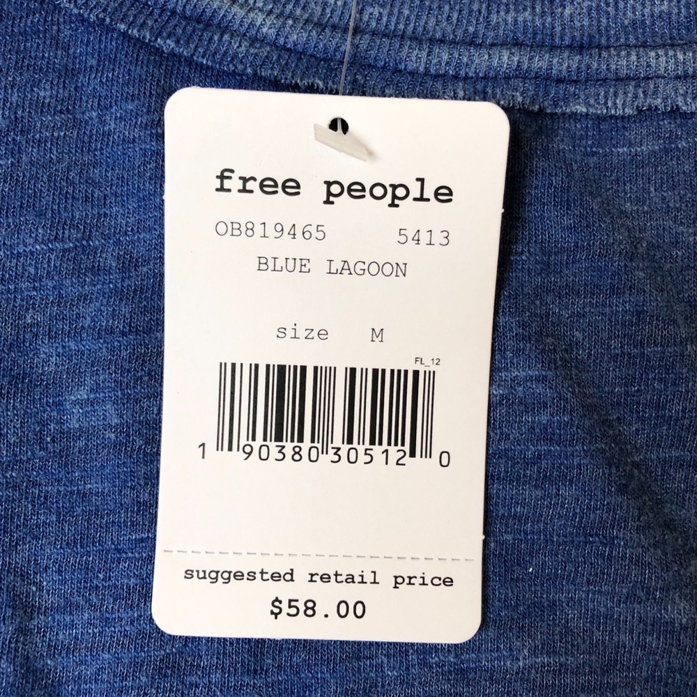 Free People We The Free Split Shoulder Alex Tee - Picture 5 of 8